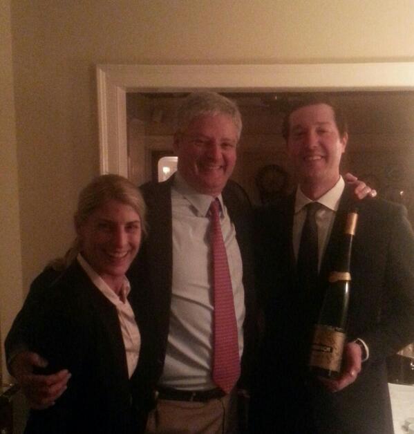 VintMatt's tweet photo. RT @noblewines @Trimbach dinner w/Jean Trimbach, Michael &amp; Carol of @The1770House Team http://t.co/AFrwebGSyS @co_themaidstone #wine...
