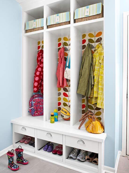 Teach your kids how to organize their own small space with decorative storage lockers: bit.ly/1tltEgW