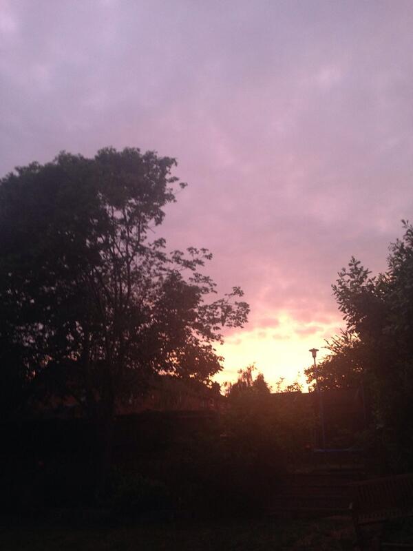 OWLTechAndy's tweet image. &quot;Red sky and night, shepherds delight!&quot; Means one thing, check your #IntuitionPV tomorrow, some high #generation!!