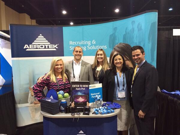 Aerotek's tweet photo. Team Aerotek had a great time at #bluenationalsummit http://t.co/gRriqAFerB