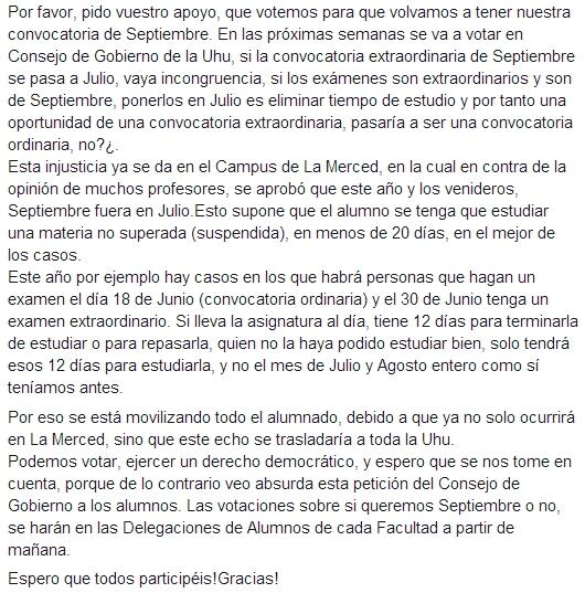 franjoserr's tweet photo. Por favor,si estás estudiando en la #Uhu, te interesa saber esto http://t.co/sCpxNo0tvR