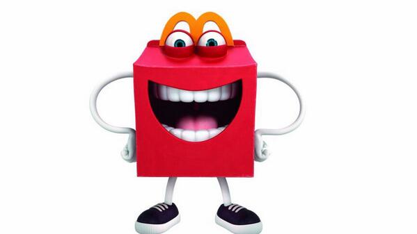 markscheffler's tweet photo. New #McDonalds mascot 'Happy’ joins long, strange roster of pitch creatures. See them all here http://t.co/WucGx0KCdg http://t.co/CC3dl4S5k9