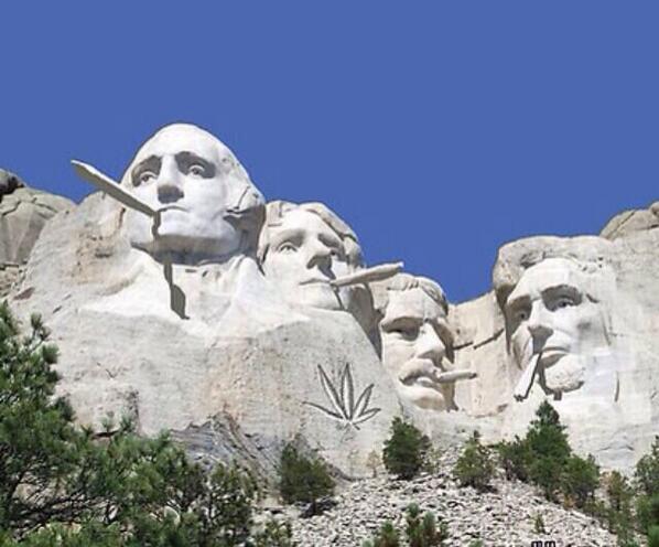 GeniusPothead's tweet photo. Mount Kushmore http://t.co/2NfTCwz7Bz