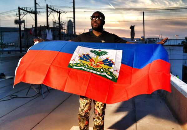 wyclef's tweet image. #haiti ❤️