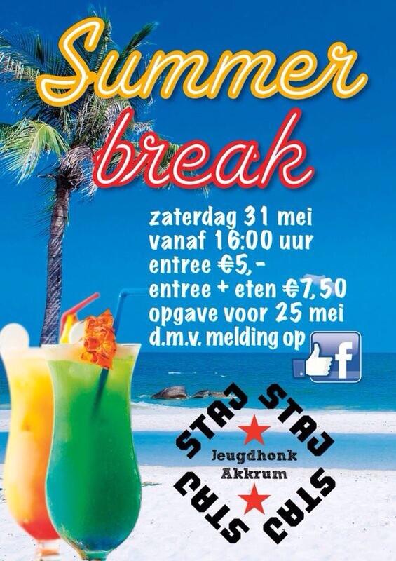 STAJ_Akkrum's tweet photo. Summerbreak! Geef je op bij @RenateWartena voor de BBQ ! http://t.co/ZucbkDJjDe