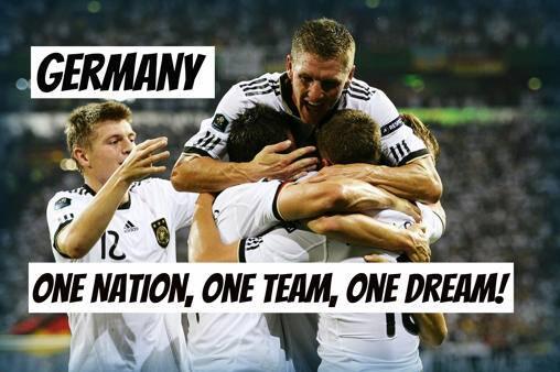 iMiaSanMia's tweet photo. Germany's bus slogan for the World cup http://t.co/gQBzEisGSJ