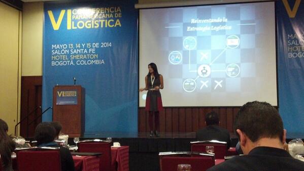 GAreaLogistica's tweet image. Área Logística presente en la #VIConferenciaPanamericanaDeLogística..Carolina Ruiz Soto, Dir. de Consultoría y Proy.