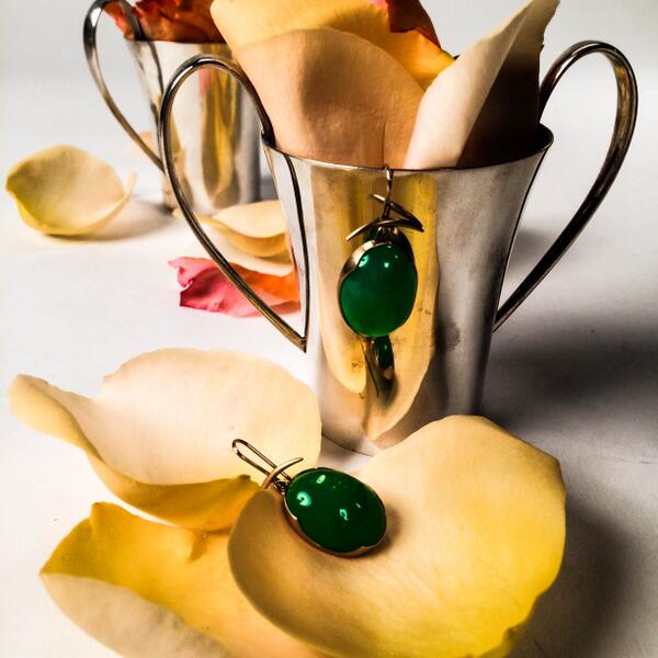 #GabriellaKiss earrings you need now. #SpringFinds #GrangeHall #Green #Jewelry #Accessories