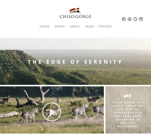 The new Chilo Gorge Safari Lodge website is now live! 

chilogorge.com 

#zimbabwe #safari #chilogorge