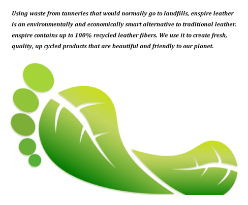 EnspireLeather's tweet photo. How does your footprint impact our earth? Visit http://t.co/WjEDEdWW6Y and make it a positive one!  #gogreen #recycle http://t.co/KSrslUGeRl