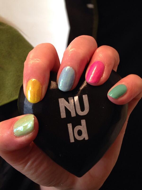 A taster of summer #pastels #glitter #summernails