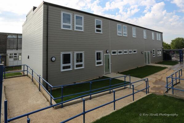 Today was the press release at the Coppice Primary School Extension designed and built with the AcerMetric System