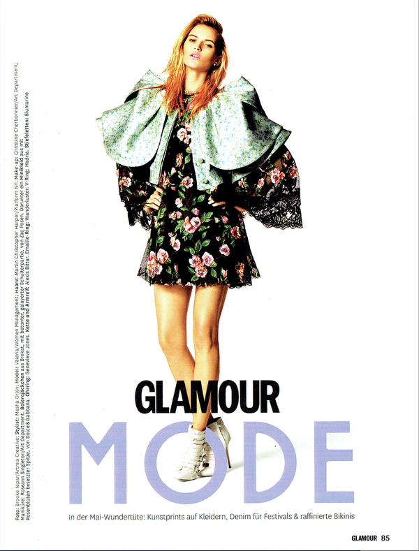 Loving the Florals mixed with our V-Elongated Ring for Spring! <a href="/glamourmag/">Glamour</a> <a href="/glamour_fashion/">Glamour Fashion</a>