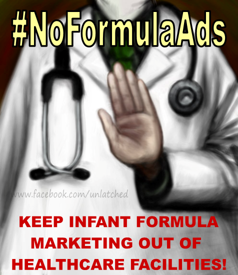 the_unlatched's tweet photo. @Nestle put public health before profits! stop marketing in healthcare facilities #WHOCode #NoNestlé #NoFormulaAds http://t.co/RNy7YxS3TG