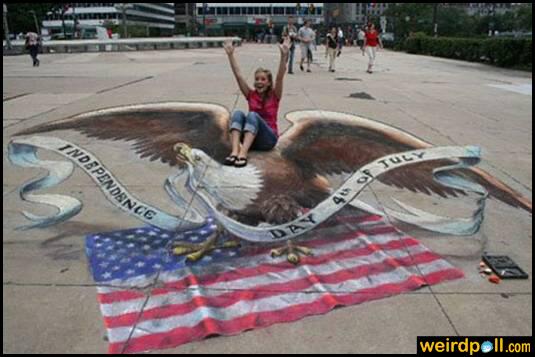 weirdpollcom's tweet image. I love these chalk street drawings.