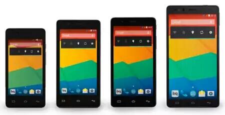 SnapAndroid's tweet image. Bq presenta su nueva gama de smartphones E, desde las 4" hasta las 6" y 100% fabricados es España