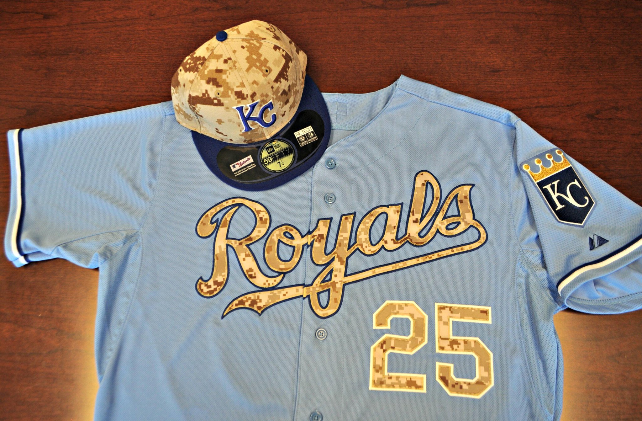 kansas city royals camo jersey