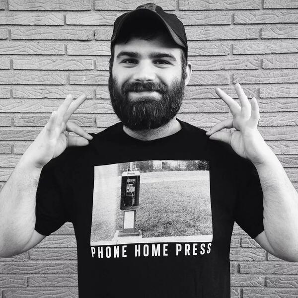 screeninfever's tweet photo. Hooked up Brian, from @phonehomepress, with some new shirts. Check out this dude's awesome work! http://t.co/9eInTJosjP