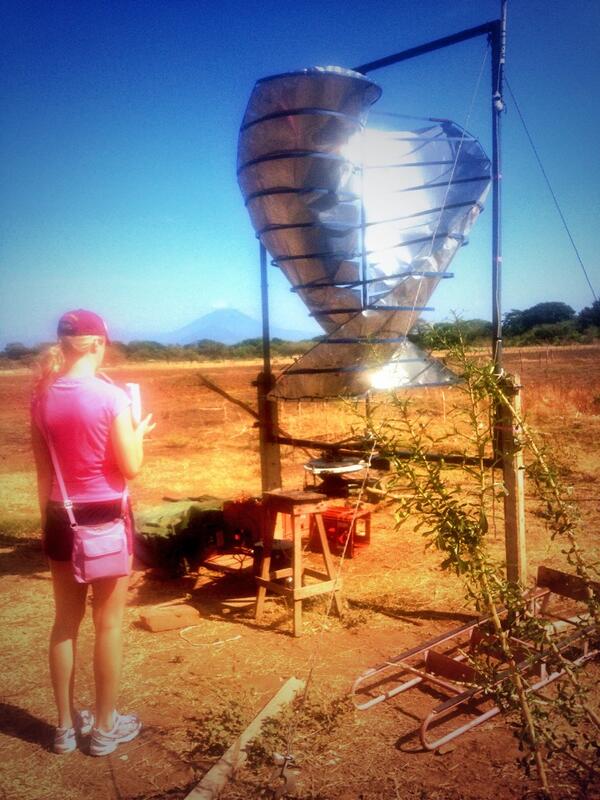 InnovateEng's tweet photo. Volcanoes and turbines. We are learning about Nicaraguan small scale renewables today! http://t.co/KFtawPKeJs