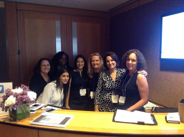Convene's tweet photo. RT @CelebrationsLLC: Team Celebrations at #DMS14 @Convene #nyc http://t.co/lgbsbIf4vH #meetingprofs #eventprofs