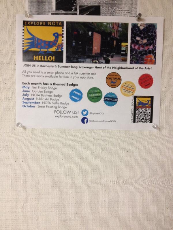 ExploreNOTA's tweet image. Spotted on the Creative Workshop bulletin board. #ExploreNOTA  June is the Garden Badge.