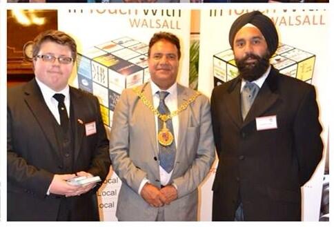 Last Friday Gurpreet Gill (Senior Funeral Director) and James Simmonds (Funeral Operative) met the mayor of Walsall