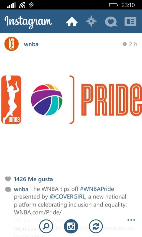 wnba pride instagram