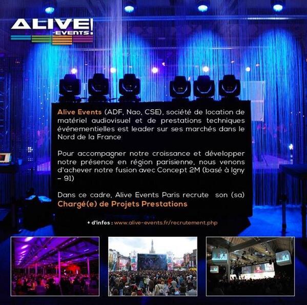 AliveEventsFR's tweet photo. #recrutement sur #Paris http://t.co/GuEBTYSHq4 http://t.co/hHMdF51cEl