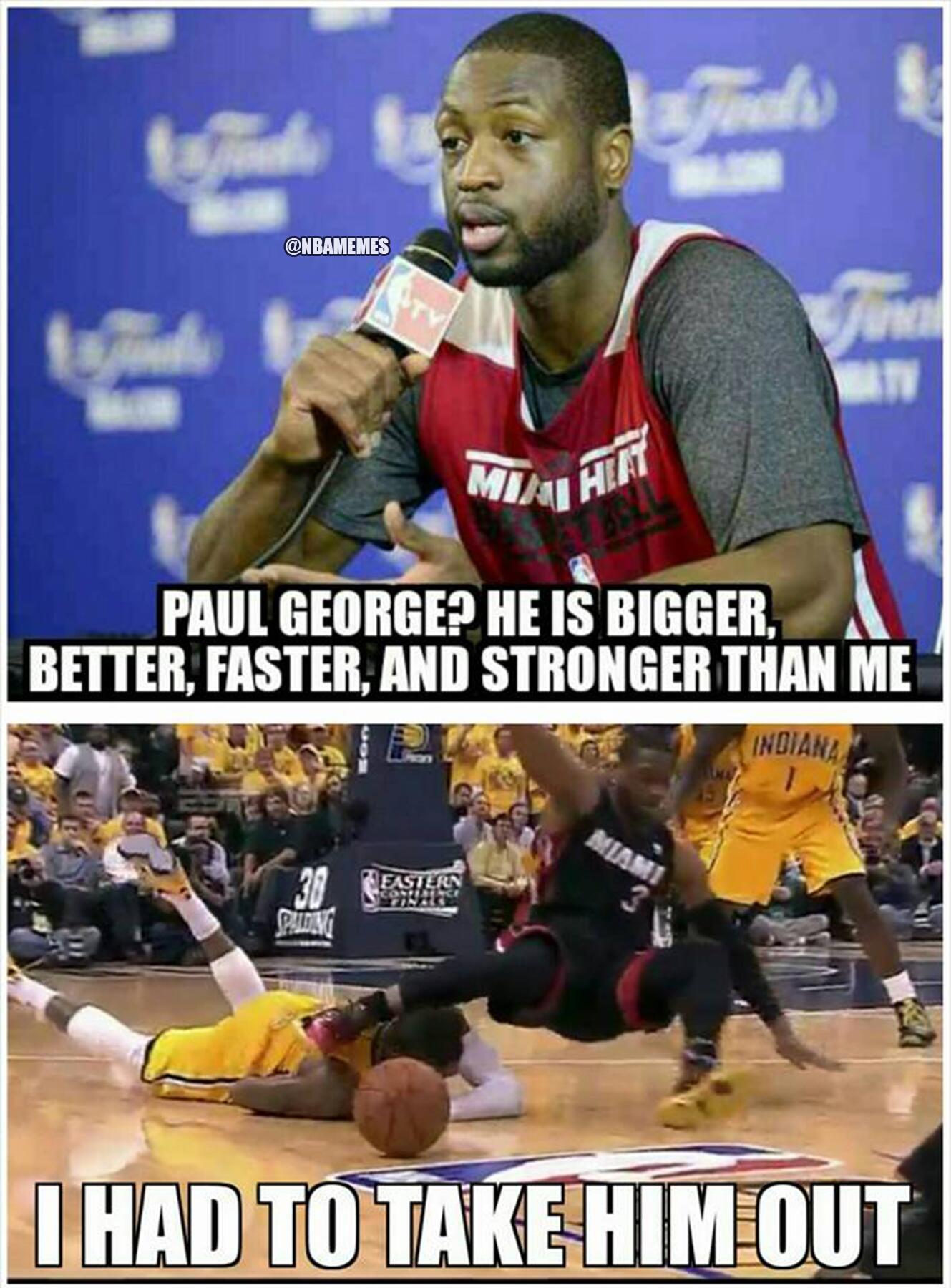 paul george hairline vs lebron