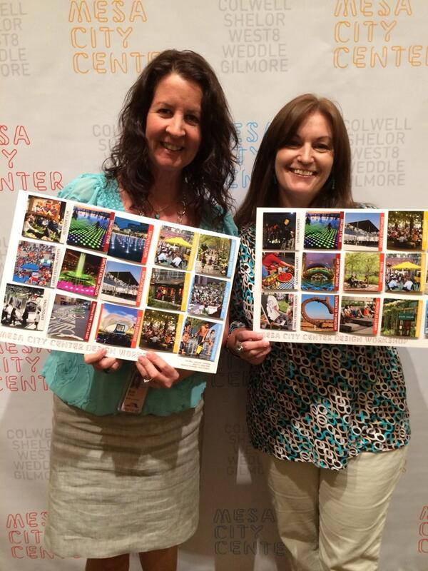 mesacitycenter's tweet photo. Ruth and Tammy have spoken! Be a part of history and design your Mesa. Starts at 5pm, Mesa Convention Center, PV Room http://t.co/xDmVhH2Dp9