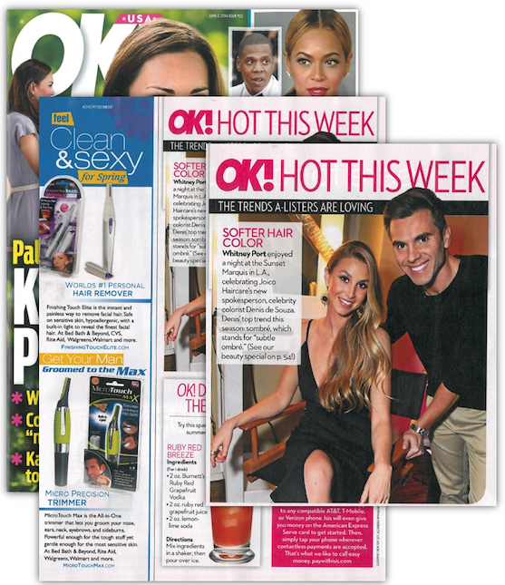 Innovativepr_'s tweet photo. Check out @Joico spokesperson @DenisDeSouza01 as he shows off @whitneyEVEport look of the season, Sombre #SubtleOmbre http://t.co/O8zkxA0FDH
