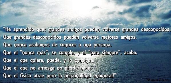 Martarolopez's tweet photo. He aprendido que.....
#BN http://t.co/K0cmftCnKu