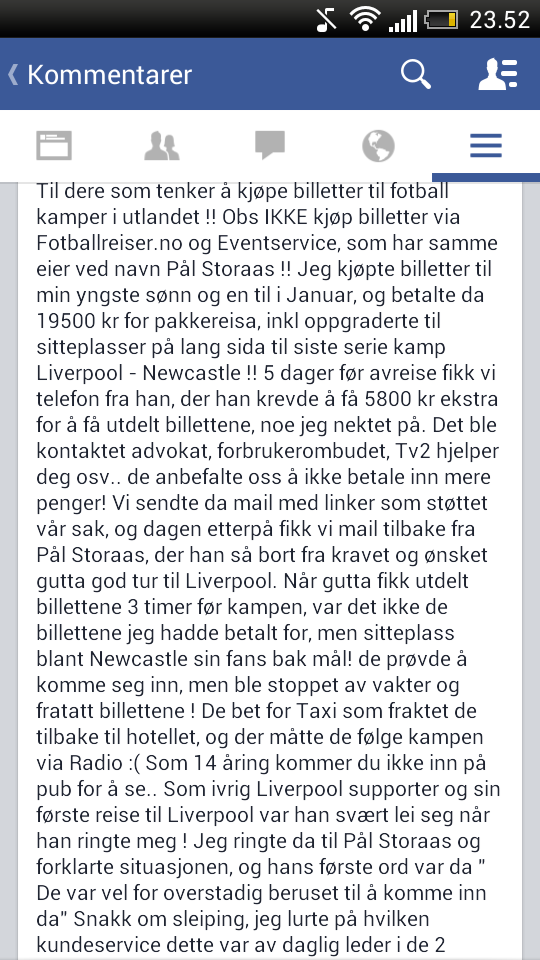 BaddaJFT96's tweet photo. Krevde mer £, leverte bill blant bortefansen. 14-åring bortvist fra Anfield. Useriøse aktører må få høre det! #2pl http://t.co/j0hqm7Csbz