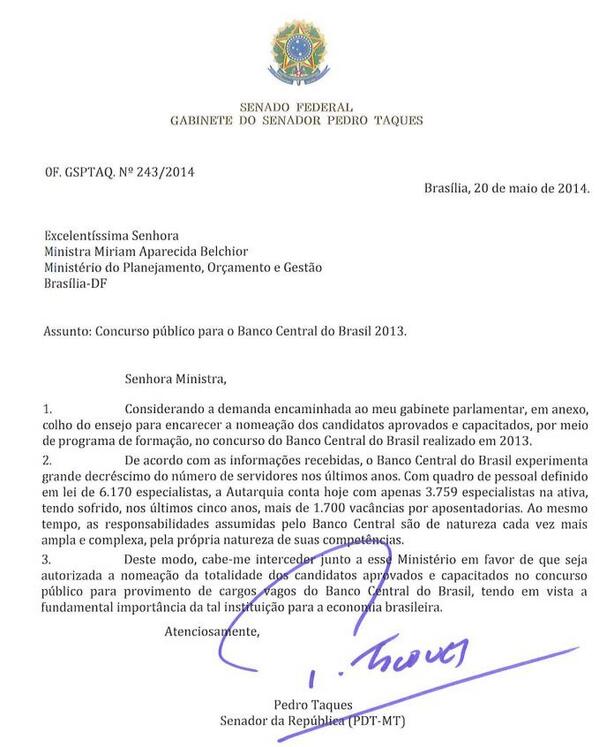 lindoso_'s tweet photo. Obrigado Sen @PedroTaquesMT pelo apoio!! #aprovadosbcb #riscodeRHnoBACEN http://t.co/ZUz3Lf6Rg7