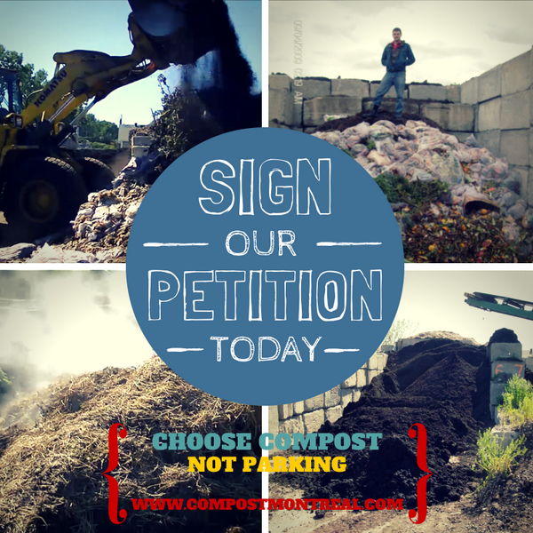 vereseufert's tweet photo. We want compost not parking. #soscompost http://t.co/euBsy04njo @MTL_Zoom http://t.co/X3ca45gt5Q