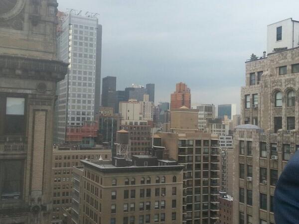 View from the roof. #PGAEvent at the Gansevoort Park Ave #fb