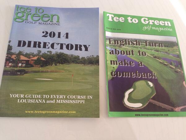 TTGgolfmag's tweet photo. In golf shops all over Louisiana &amp; Mississippi now! Get yours soon :-) http://t.co/NT5kh8Put3