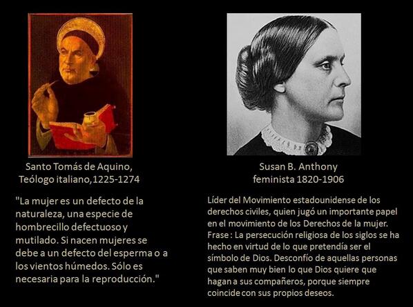 subversivos_'s tweet photo. ¿Como se puede tener a Tomas de Aquino como santo diciendo estas cosas de las mujeres? http://t.co/flBCQ9CoPY