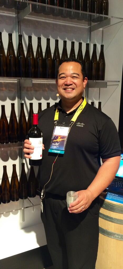 CiscoNetAcad's tweet photo. Connected vineyard at Cisco Live! #clus #clnetacad http://t.co/n3zprs2UIg
