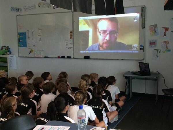 Craig Kemp (@mrkempnz) on Twitter photo Some amazing space conversations happening with Year 3 class and <a href="/edvancise/">Ed Van Cise</a> right now with <a href="/GoogleHangout/">Google Hangout</a> #spacechat Some amazing space conversations happening with Year 3 class and <a href="/edvancise/">Ed Van Cise</a> right now with <a href="/GoogleHangout/">Google Hangout</a> #spacechat