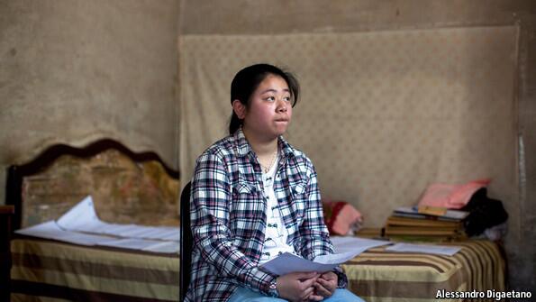 TheEconomist's tweet image. Those born in violation of China's one-child-per-couple policy do not officially exist econ.st/1lEAesK