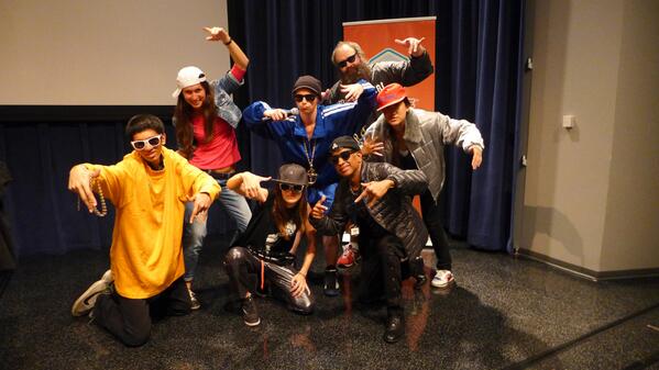 HiveData's tweet image. The Hive team doing their #datarap #hivedata