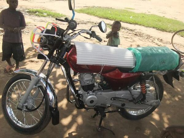 What does a #motorcycle for #URF mean? Fast access to #medical care, #EfficientTravel, #accesstohelp,  #connections