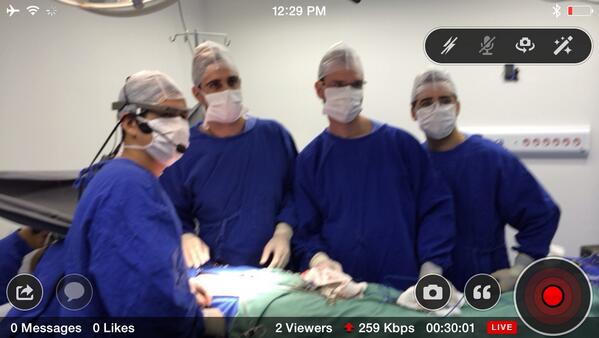 ucla_chen's tweet photo. @GoogleGlass and @Livestream helping Hernia Repair for the Underserved "train the trainers" in Sao Paolo. http://t.co/mGRRxGXQIM