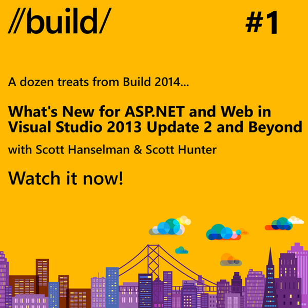 VisualStudio's tweet photo. Encore! What's New for http://t.co/rfxA8zyUSZ and Web in #VS2013 &amp; Beyond - http://t.co/9bfdsFkdIU - #Build2014 http://t.co/ji71D4U5ci