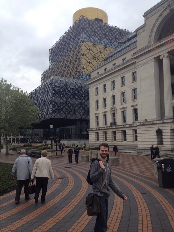 agencyofconey's tweet photo. Coneys @Tom_Bowtell &amp; @alexrowse are with @LibraryofBham &amp; @BirminghamRep today to plan an exciting new adventure... http://t.co/mbxAyHY7gl