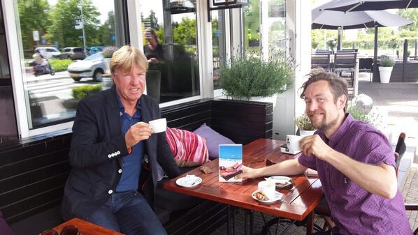 aad300's tweet photo. Leuk gesprek met @Jandirkcom in #Best over zijn #tweetbundel #AAD http://t.co/NhDwaaaJ5D