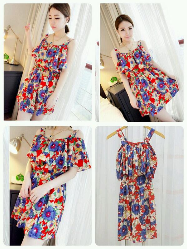 Feminimous's tweet photo. Ck flowers dress Idr 127 All size Fit S-L bahan cotton http://t.co/HY6tH1QPHL