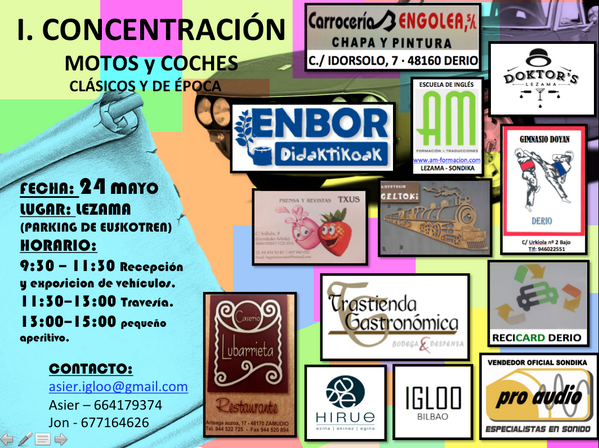 !Este es el cartel definitivo del evento! Solo quedan dos días para el evento, nos vemos el 24 en Lezama!