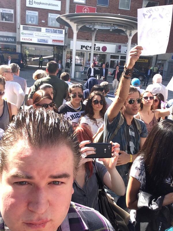 Västerås vänder ryggen. Fuck SD.